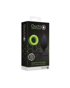 Shots Ouch Butt Plug w/Cock Ring