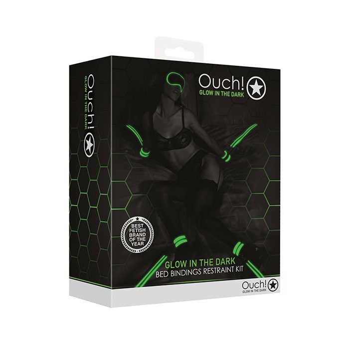 Shots Ouch Bed Bindings Restraint Kit