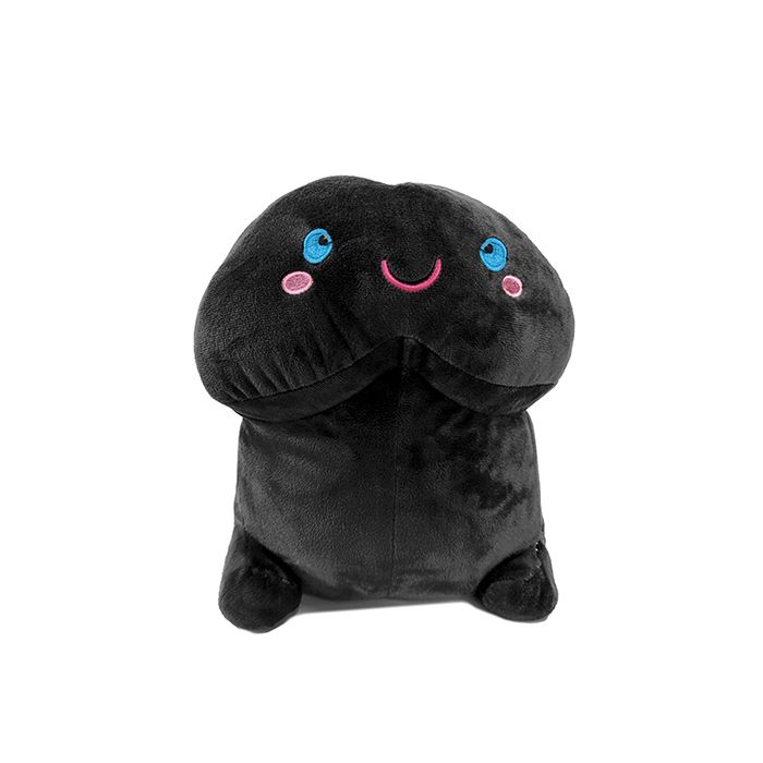 Shots Short Penis Plushie - Black 12" / 30 cm