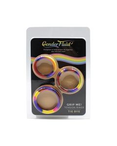 Gender Fluid Grip Me! Tension Ring Set - Tie Dye