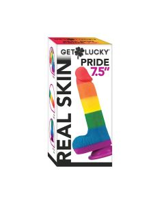 Get Lucky 7.5" Real Skin Series Pride- Rainbow