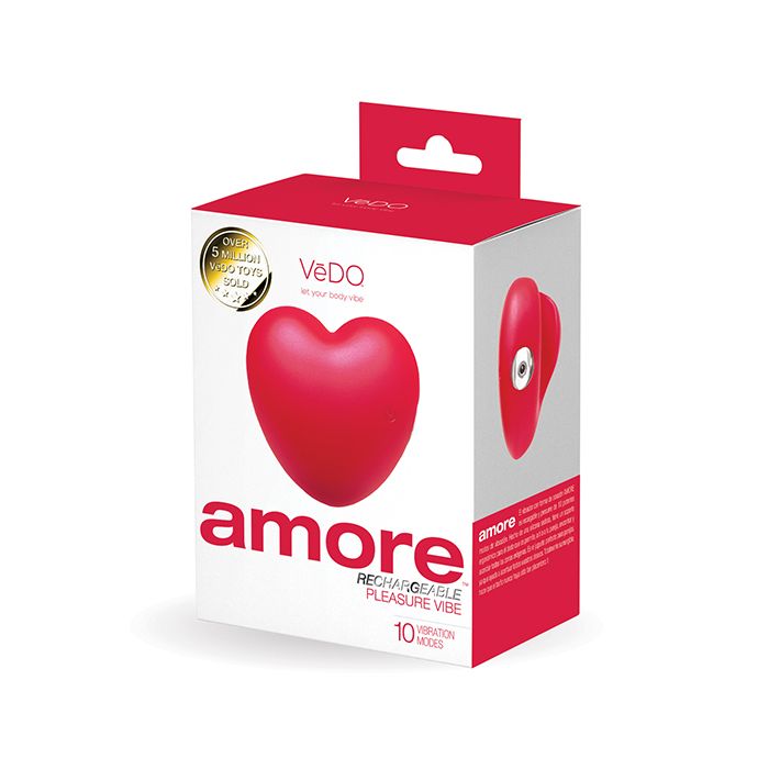 VeDo Amore Rechargeable Pleasure Vibe - Red
