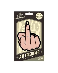 Wood Rocket Middle Finger Peach Air Freshener - Cologne
