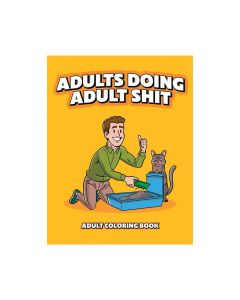 Wood Rocket Adults Doing Adult Shit Coloring Book
