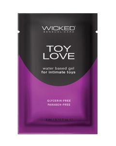 NO ETA Wicked Sensual Care Toy Love Water Based Lubricant - .1 oz Fragrance Free