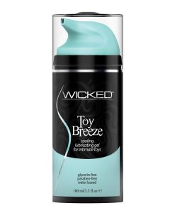 Wicked Sensual Care Toy Breeze Water Based Cooling Lubricant - 3.3 oz