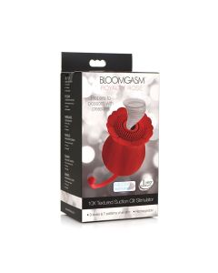 Inmi Bloomgasm Royalty Rose 10X Suction & Clit Stimulator - Red
