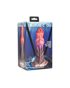 Creature Cocks Deep Diver Silicone Dildo - Multi Color