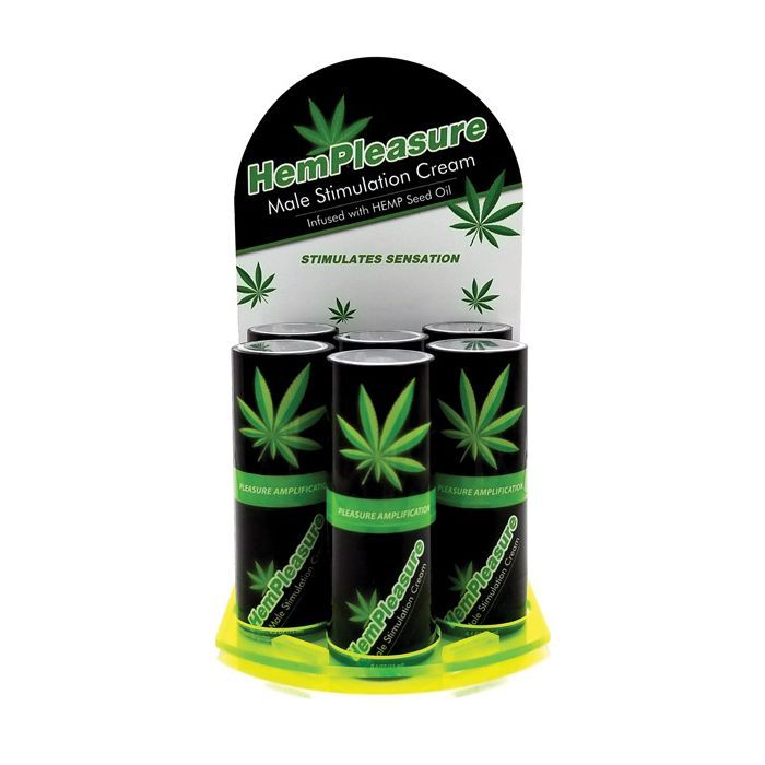 HemPleasure for Men Display - .5 oz Display of 6