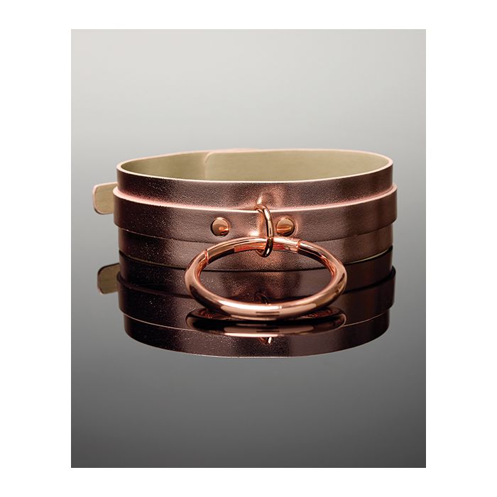 Pleasure Collection Adjustable Collar - Rose Gold