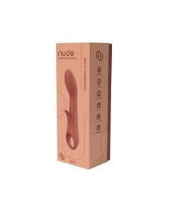 NUDE Sierra Rechargeable G-Spot Duo Vibrator - Peach