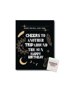 Cheers to Another Trip Around the World Greeting Card w/Matchbook