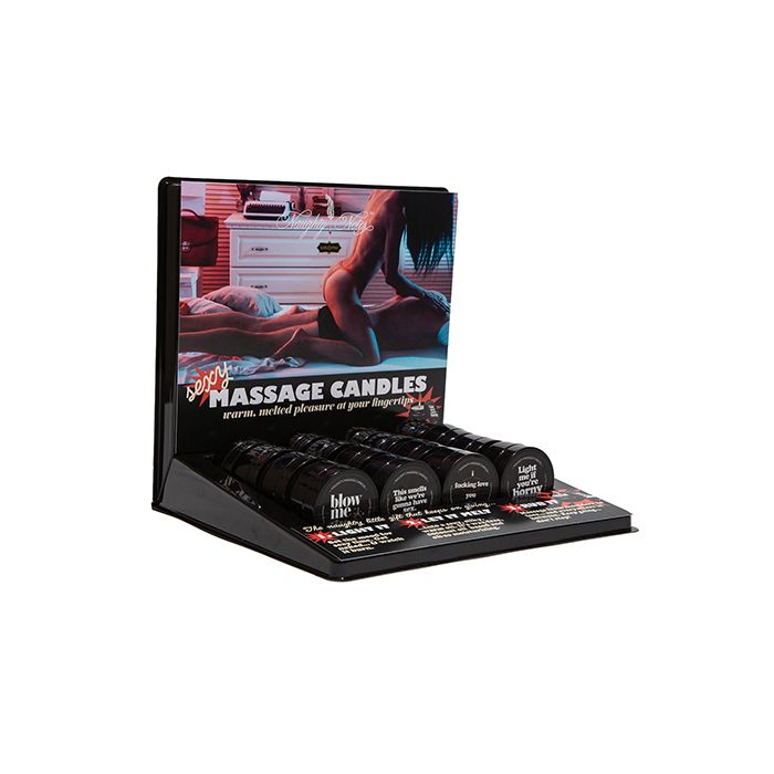 Kama Sutra Mini Massage Candle Prepack - 2 oz Asst. Display of 16
