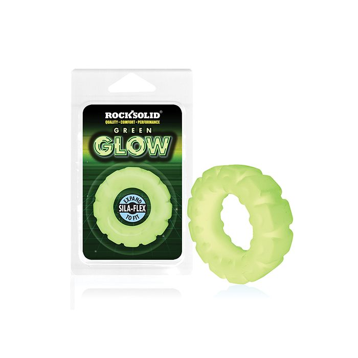 Rock Solid Glow in the Dark The Tire Ring - Green