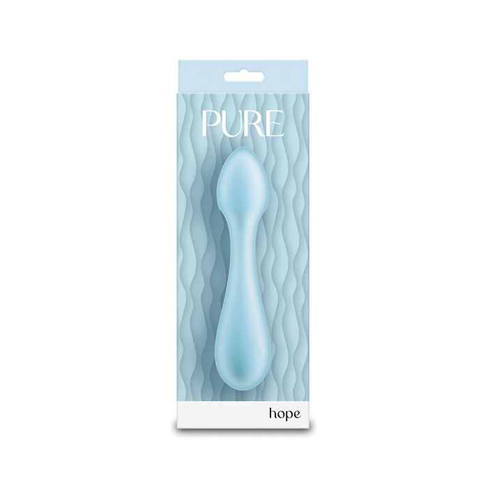 Pure Hope Vibrating Wand - Blue
