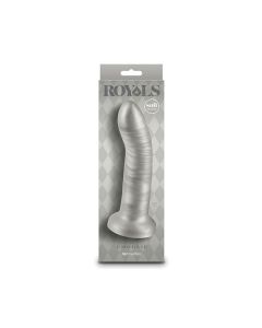 Royals 7" Charlie Curved Dildo - Metallic Champagne